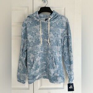 NWT Hoodie Sweatshirt Pullover Tropical Flower Women’s Medium Hibiscus Floral